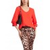 Marccain Sports - VS 5505 J57 - Oranje blouse